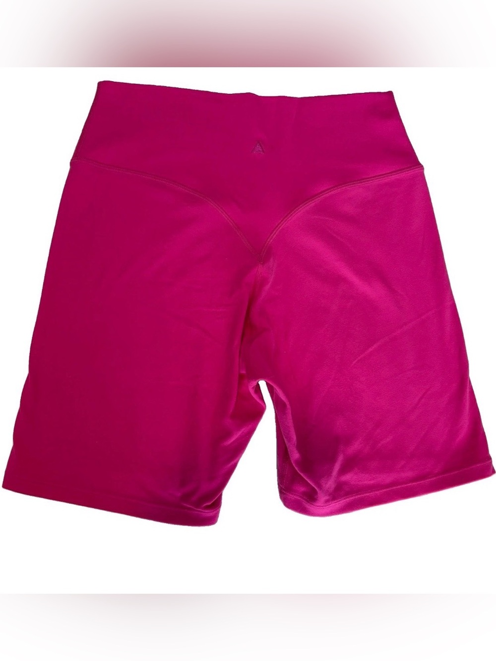 Vitality Women's Pink High-Waist Compression Biker Shorts Pull-On 6” Inseam M